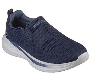 Skechers 210791/NVY Navy Mens Relaxed Fit Slip On Trainers