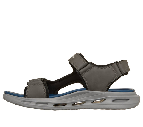 Skechers 211371/CHAR Charcoal Orvan SD Gamble Mens Casual Comfort Touch Fastening Slip On Sandals