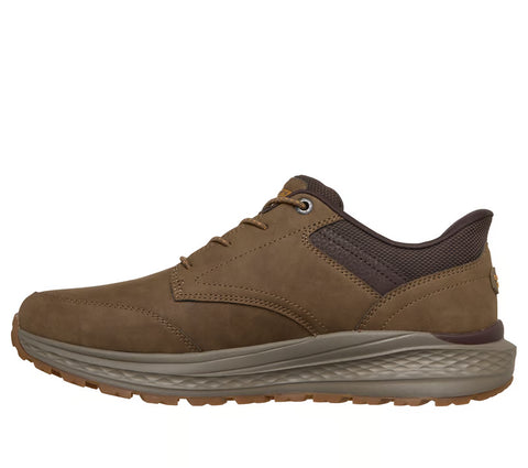 Skechers Slip - Ins 211448/LTBR Light Brown Slade Ultra - Ronan Mens Relaxed Fit Casual Comfort Hands Free Slip On Shoes