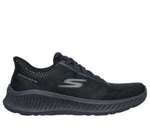 Skechers Slip Ins 216375/BBK Black Go Walk Now Payton Mens Casual Comfort Hands Free Slip On Trainers
