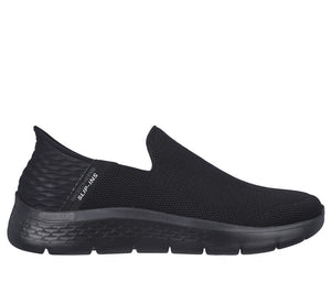 Skechers Slip - Ins 216491/BBK Black Mens Go Walk Flex Hands Free Slip On Trainers