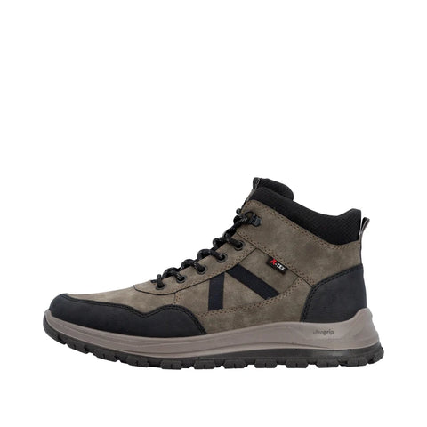 Rieker B8120-25 Brown Mens Water Resistant Casual Comfort Ankle Boots