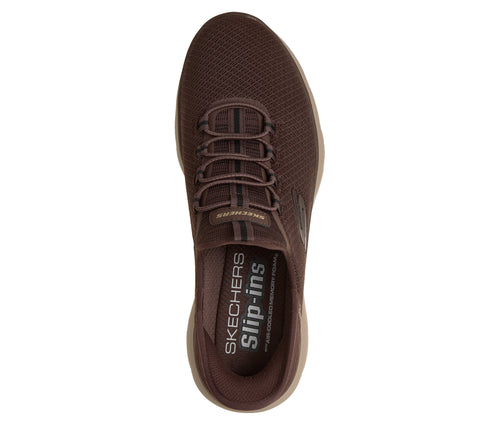 Skechers Slip - Ins 232457/CHOC Chocolate Summits High Range Mens Casual Comfort Hands Free Slip On Shoes