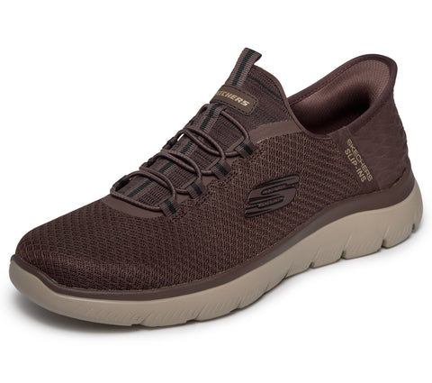 Skechers Slip - Ins 232457/CHOC Chocolate Summits High Range Mens Casual Comfort Hands Free Slip On Shoes
