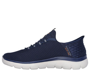 Skechers Slip - Ins 232457W/NVY Navy Summits - High Range Mens Casual Comfort Hands Free Wide Fitting Slip On Trianers