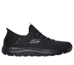 Skechers Slip Ins 232469/BBK Black Summits - Key Pace Mens Casual Comfort Hands Free Slip On Trainers
