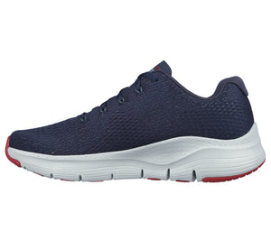 Skechers 232601/NVRD Navy Red Mens Arch Fit- Takar Casual Comfort Lace Up Trainers