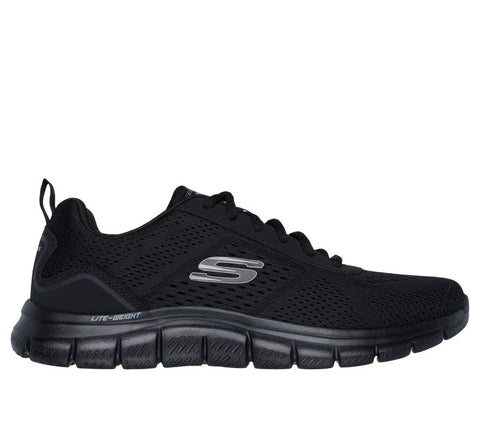 Skechers 232758/BBK Black Track - Leshur Mens Casual Comfort Lace Up Trainers