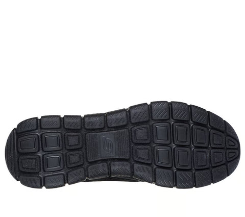 Skechers 232758/BBK Black Track - Leshur Mens Casual Comfort Lace Up Trainers