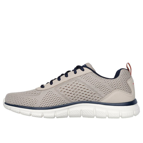 Skechers 232758/TPNV Taupe Navy Track - Leshur Mens Casual Comfort Lace Up Trainers