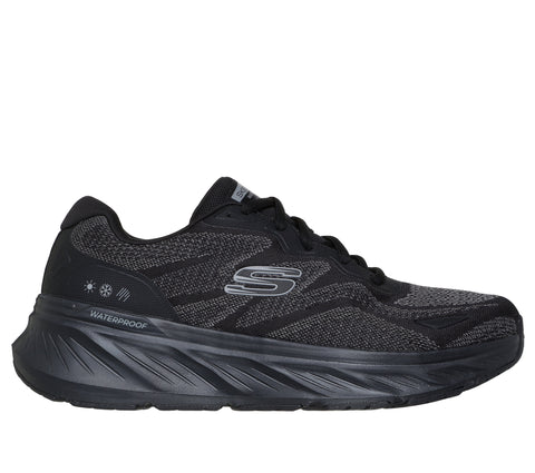 Skechers 232842/BBK Black Edgeride - Konzo Mens Waterproof Casual Comfort Lace Up Trainers