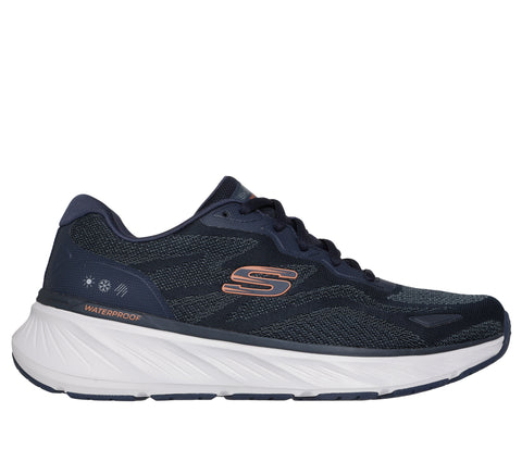 Skechers 232842/NVOR Navy Orange Edgeride - Konzo Mens Waterproof Casual Comfort Lace Up Trainers