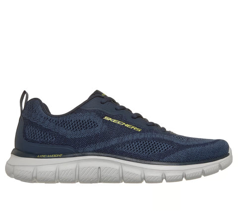Skechers 233064/NVY Navy Track Pohlter Mens Casual Comfort Lace Up Trainers