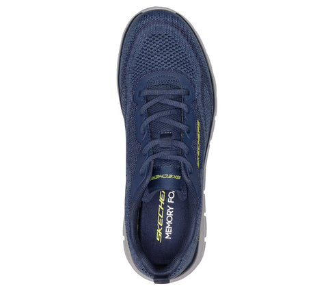 Skechers 233064/NVY Navy Track Pohlter Mens Casual Comfort Lace Up Trainers