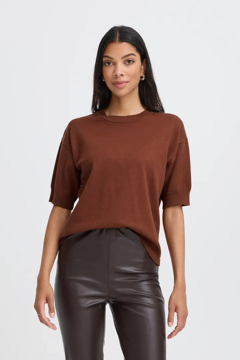 B.YOUNG 20814397 BYMMORLA SMOKED PAPRIKA TSHIRT