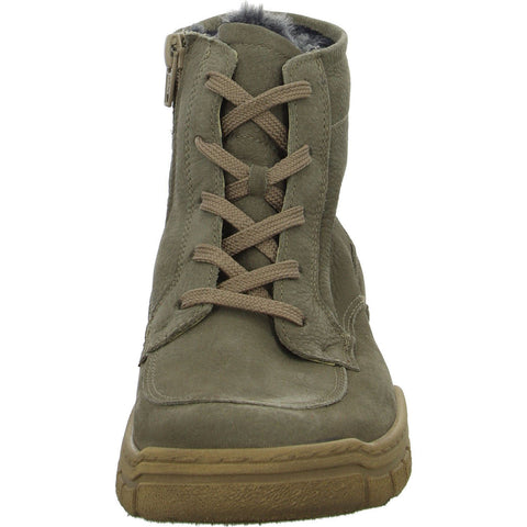 Waldlaufer 904801 165 093 H-Lumi Bear Storm Womens H Fitting Suede Lace Up Casual Boots