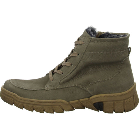 Waldlaufer 904801 165 093 H-Lumi Bear Storm Womens H Fitting Suede Lace Up Casual Boots