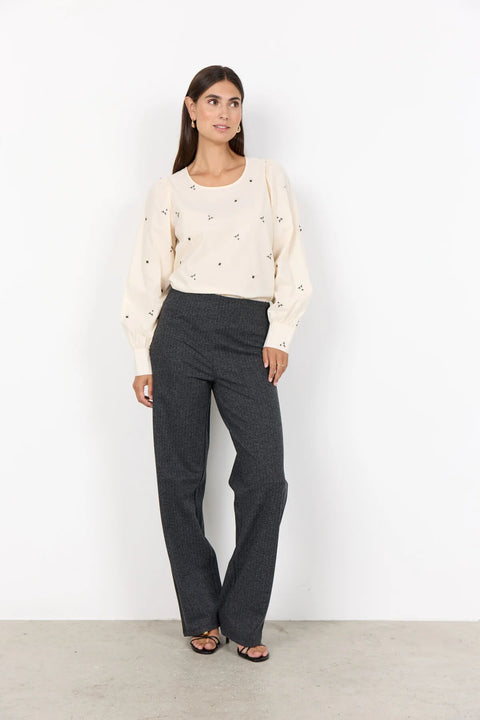 Soya Concept SC Vinja 4 Trousers Dark Earth