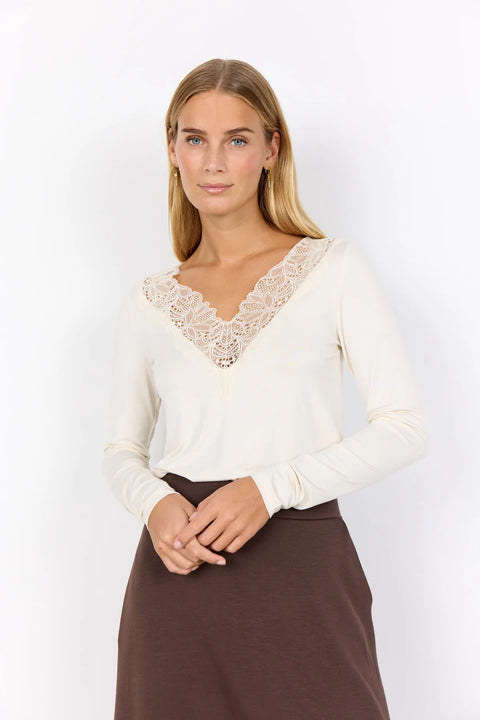 Soya Concept SC Marica 301 T-Shirt Cream