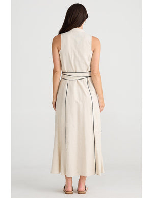 Brave & True Ari Dress Natural/Black