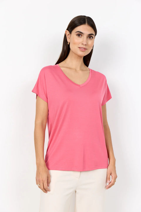 Soya Concept |Marica 32 T Shirt Rapture Rose Pink