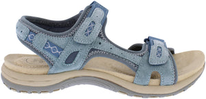 Free Spirit Frisco Moroccan Blue Women's Casual Touch Fastening Sandals