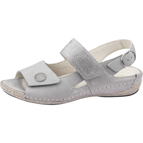 Waldlaufer 342002 209 070 Heliett Denver Tore Stein Womens Touch Fastening H Fitting Sandals