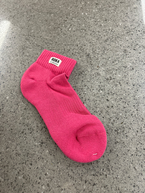 Roka Wembley Granita Red Organic Cotton Super Comfy Stylish Socks