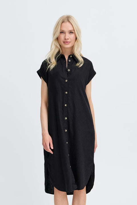 B.Young 20814553 Byfalakka SS Shirt Dress Meteorite