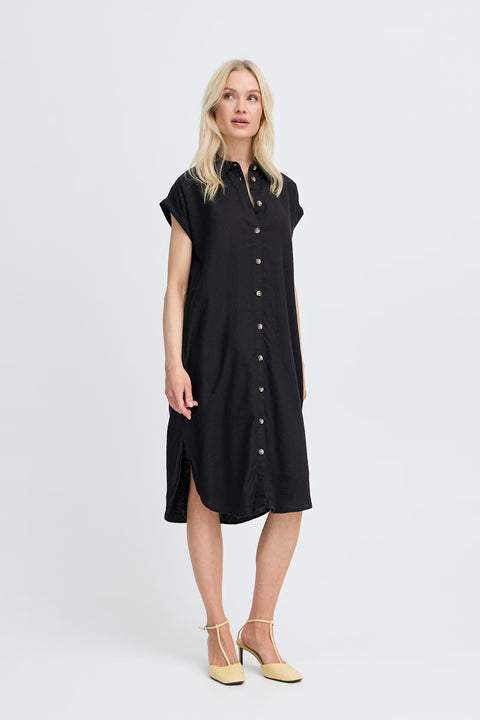 B.Young 20814553 Byfalakka SS Shirt Dress Meteorite