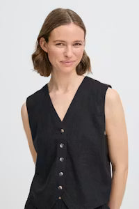 B.Young Byfalakka Waistcoat 2 - 20818821 Meteorite