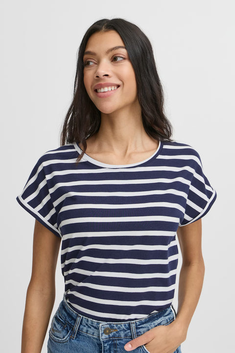 B.YOUNG BYPAMILA ONECK TSHIRT 20809561 COPENHAGAN NIGHT