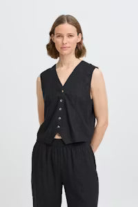 B.Young Byfalakka Waistcoat 2 - 20818821 Meteorite