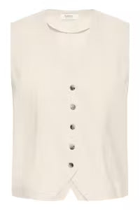 B.young Byfalakka Waistcoat 2 - 20818821 Rainy Day Melange