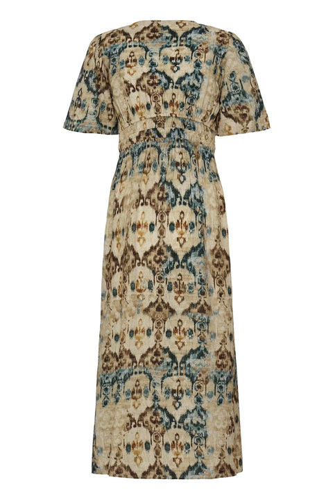 B.Young Womens 20819229 BYINGKAR Birch Ethnic/White Dress