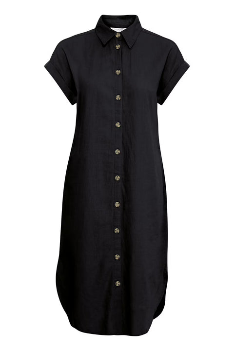 B.Young 20814553 Byfalakka SS Shirt Dress Meteorite