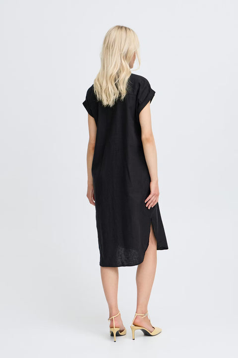 B.Young 20814553 Byfalakka SS Shirt Dress Meteorite