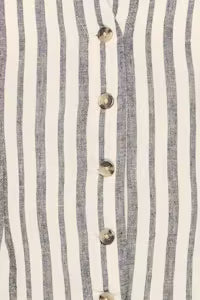 B.Young Byfalakka Waistcoat 2 - 20818821 Rainy Day Stripe
