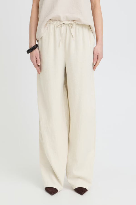 B.Young 20814563 Byfalakka Long Pants 2 Rainy Day Melange