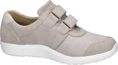 Waldlaufer 815M30 305 330 M-Ira Denver Kaleidostr Calli Stein Cement Womens M Fitting Leather Touch Fastening Shoes