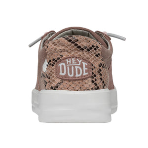 Hey Dude Womens Karina Rose Dust Textile Slip On Shoes