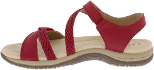 Free Spirit Malibu Chilli Pepper Women's Casual Touch Fastening Sandals
