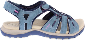 Fairmont 2 Navy Women's Casual Adjustable Heel Strap Sandals