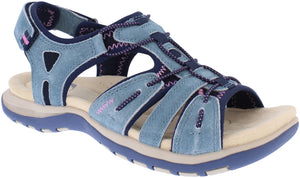 Fairmont 2 Navy Women's Casual Adjustable Heel Strap Sandals