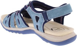 Fairmont 2 Navy Women's Casual Adjustable Heel Strap Sandals