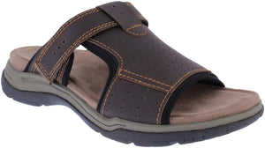 Free Spirit Harrison Brown Men’s Slip On Mules Sandals