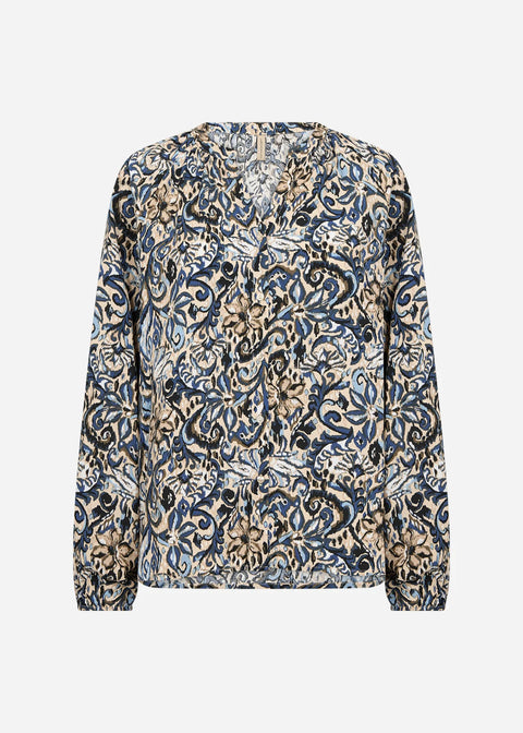 Soya Concept Sc - Vava 1 Shirt Estate Blue