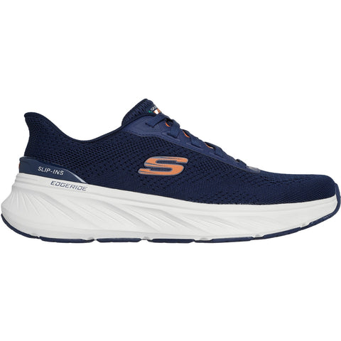 Skechers Slip - Ins 232846/NVOR Navy/Orange Edgeride Mens Casual Comfort Hands Free Slip On Shoes