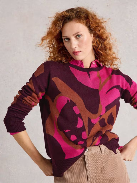 White Stuff Olive Jumper Plum