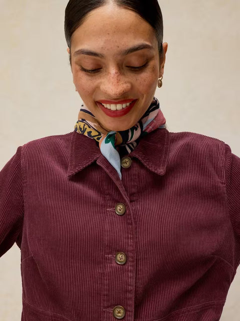 White Stuff Carrie Dusky Pink Cord Jacket